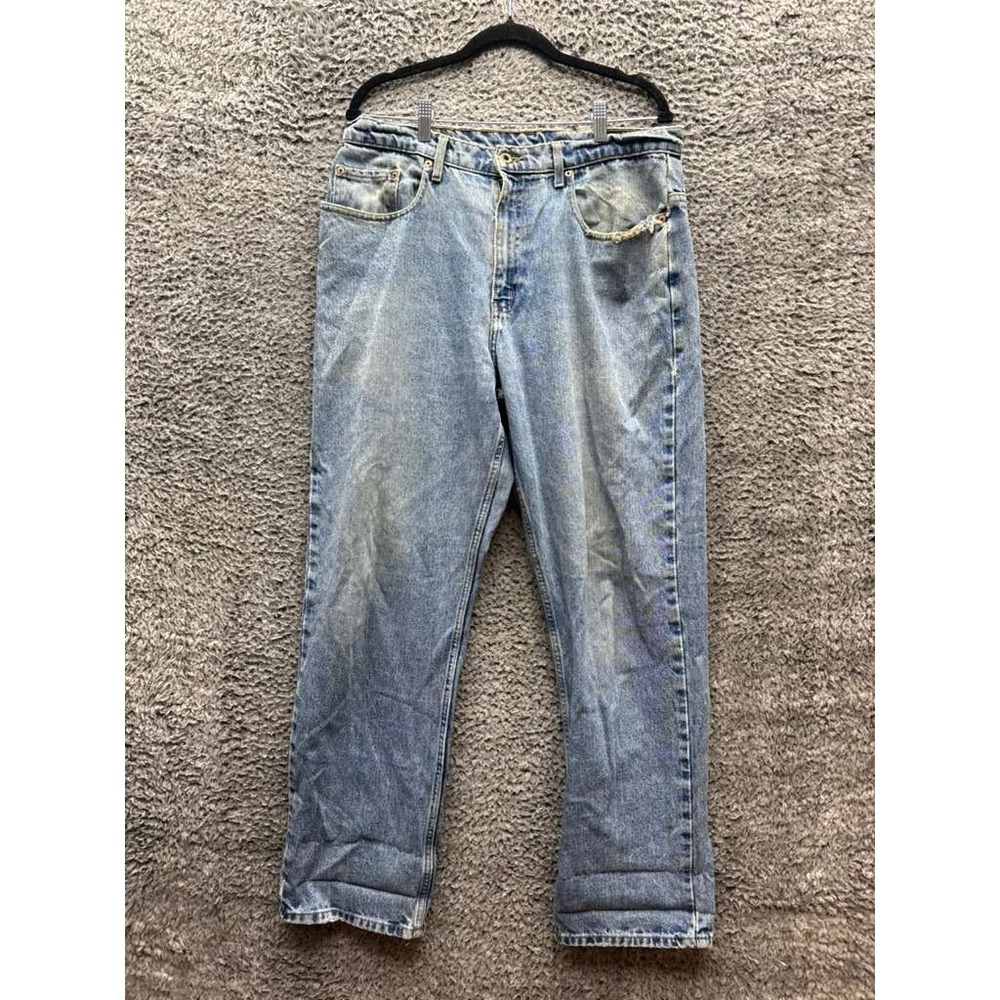Vintage RL Polo Jeans Company Baggy Distressed Jeans Blue Mens Size 34 x‎ 32